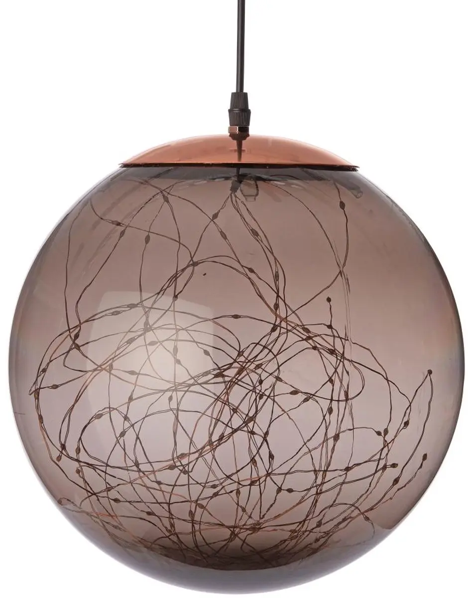 Anna's Collection LED Bal Smokey 18cm