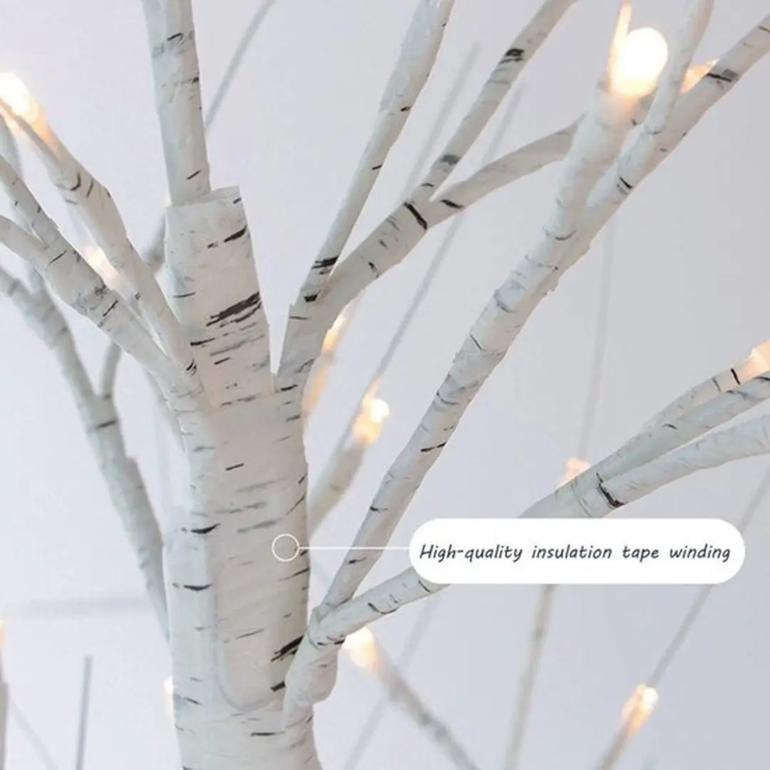 Groenovatie LED Kerstverlichting Boom 120cm Warm Wit - 60 Lichtpunten