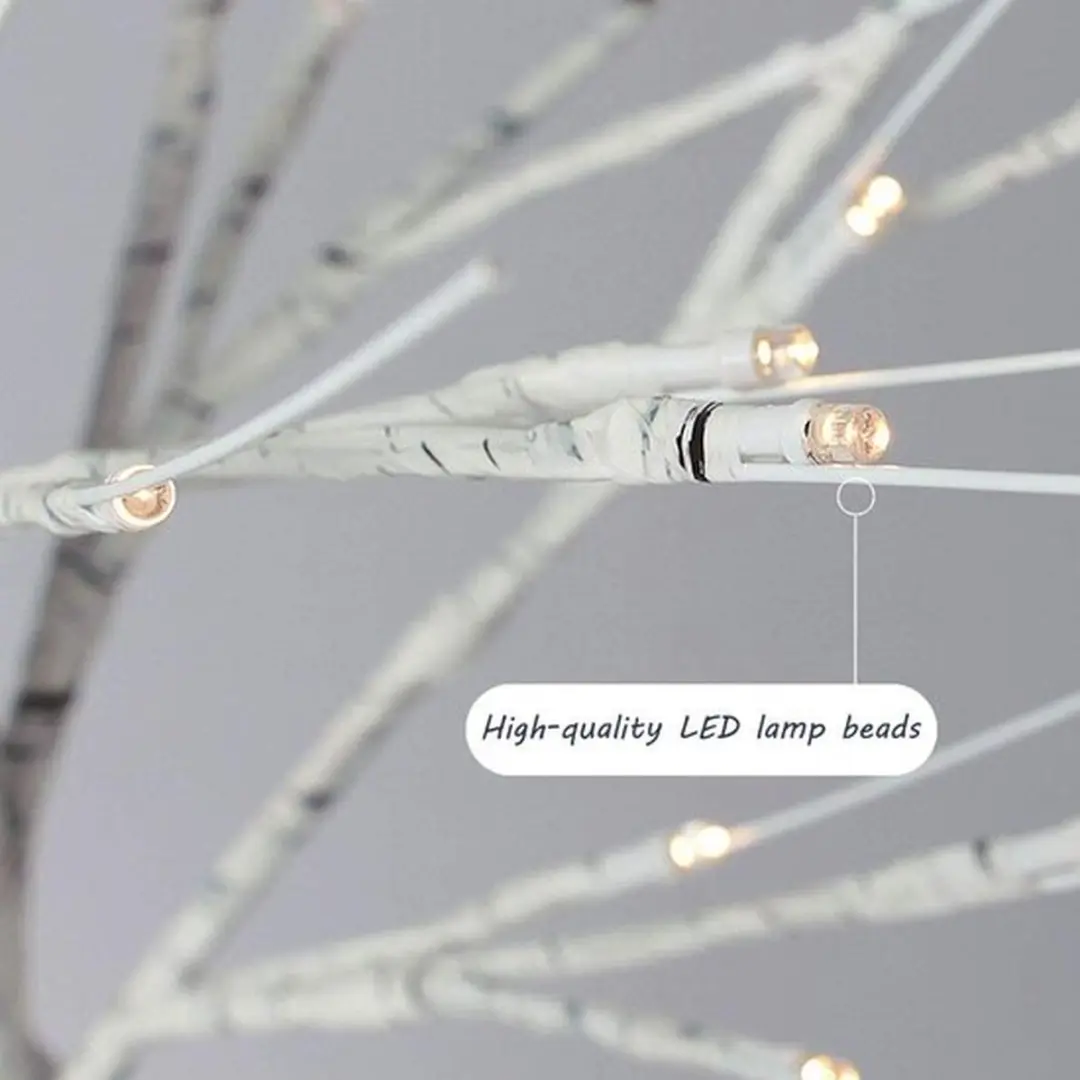 Groenovatie LED Kerstverlichting Boom 120cm Warm Wit - 60 Lichtpunten