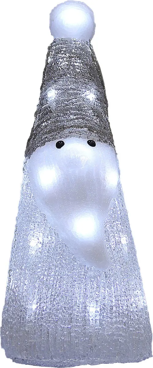 Deuba Kerstman LED Acryl 31cm