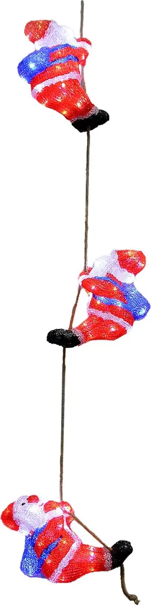 Deuba Kerstmannen Trio LED Acryl 30cm