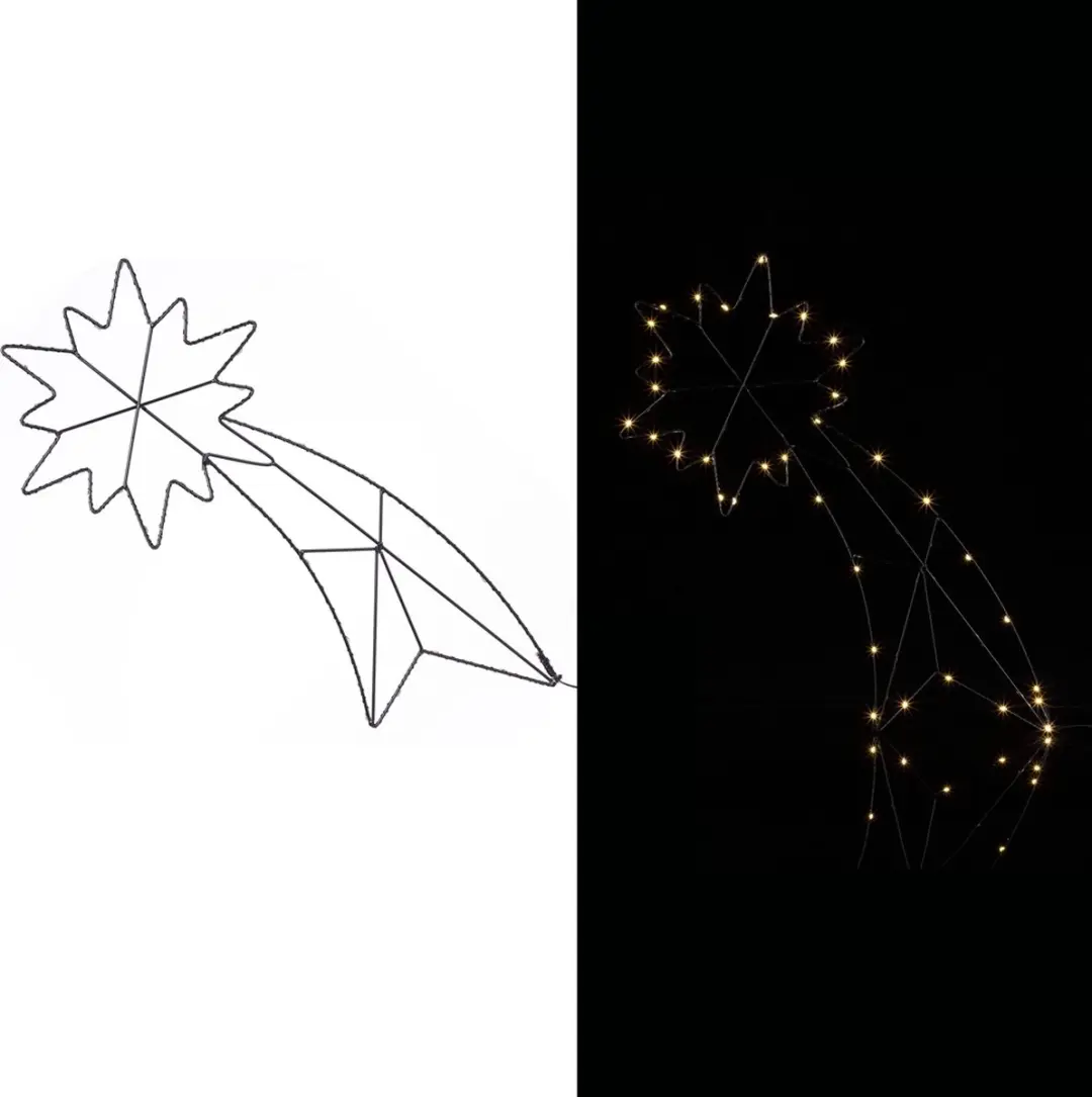 deuba LED Vallende Ster Kerstverlichting