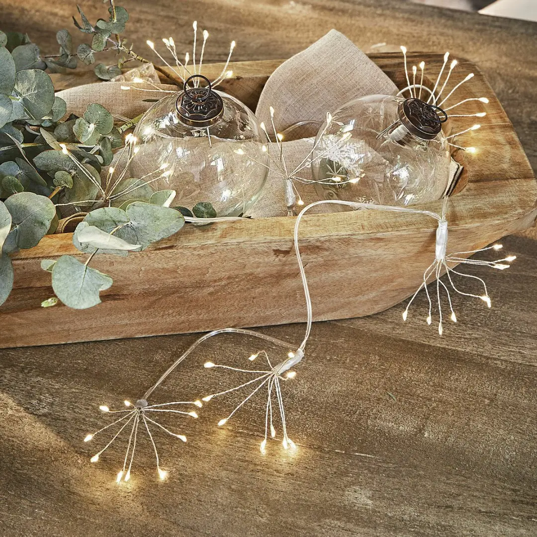 Loberon Lichtsnoer Sparkles Warm Wit