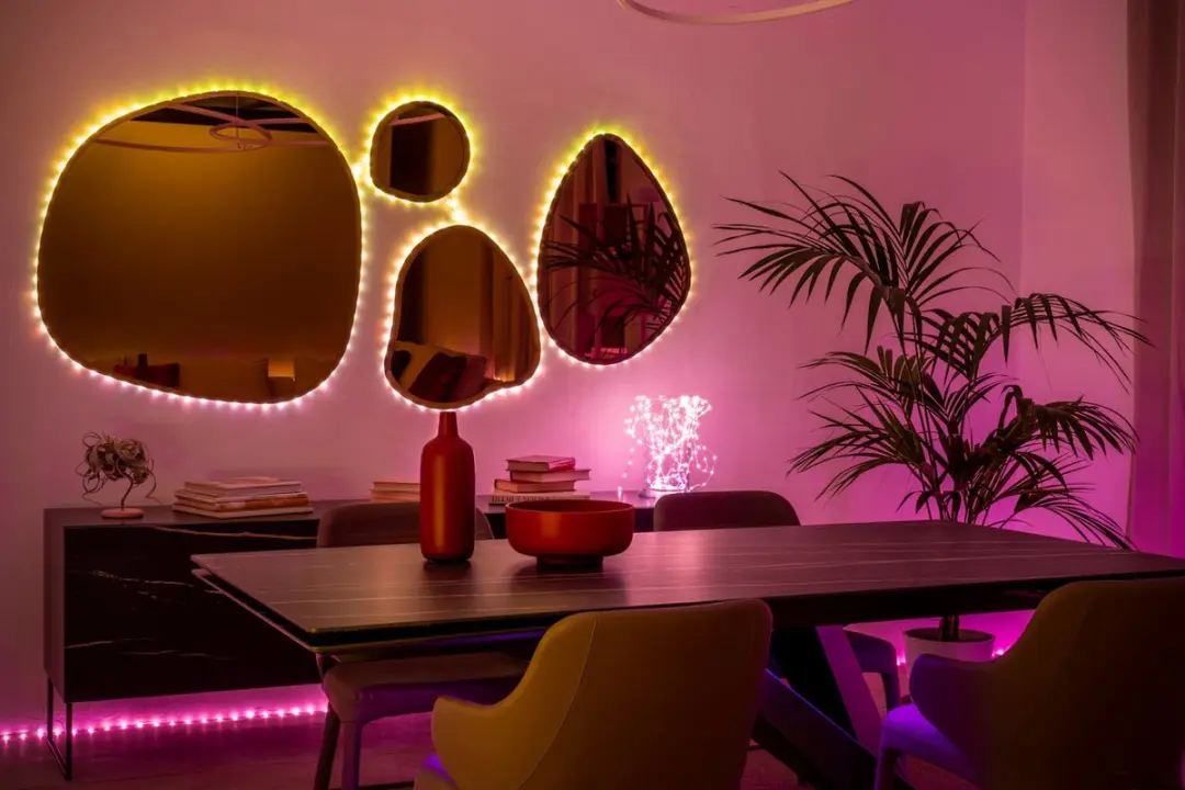 Twinkly Dots App-gestuurd LED Lichtsnoer 60 RGB - 3m Transparant - afbeelding 6 van 6