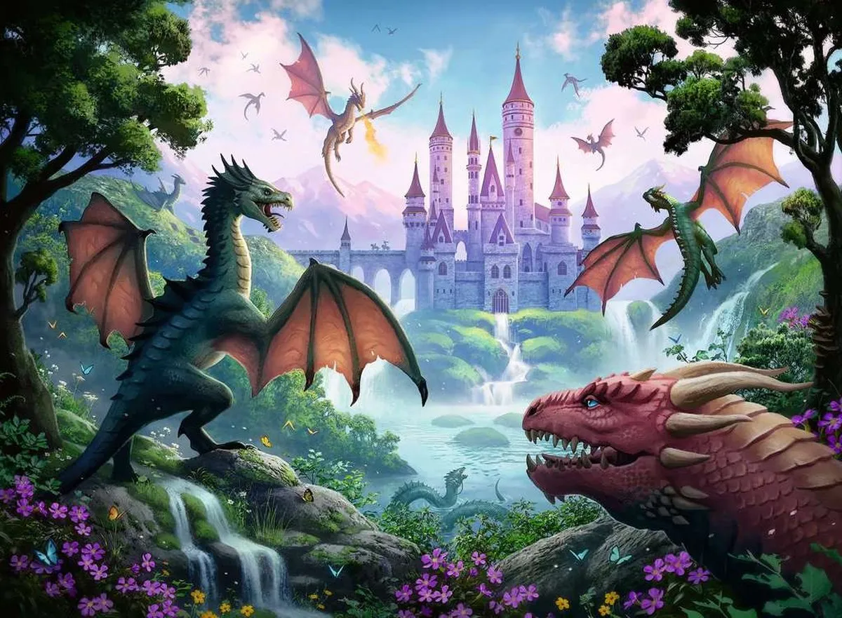 Ravensburger Magische Draak Legpuzzel 300 XXL Stukjes - Multicolor