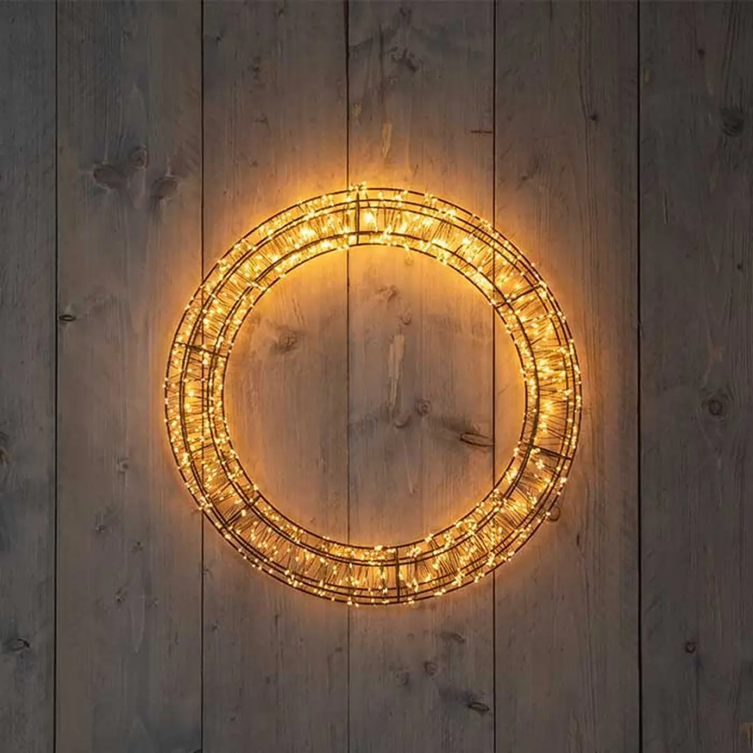 Anna's Collection Kerstkrans 1200LED Warm Wit - 56cm