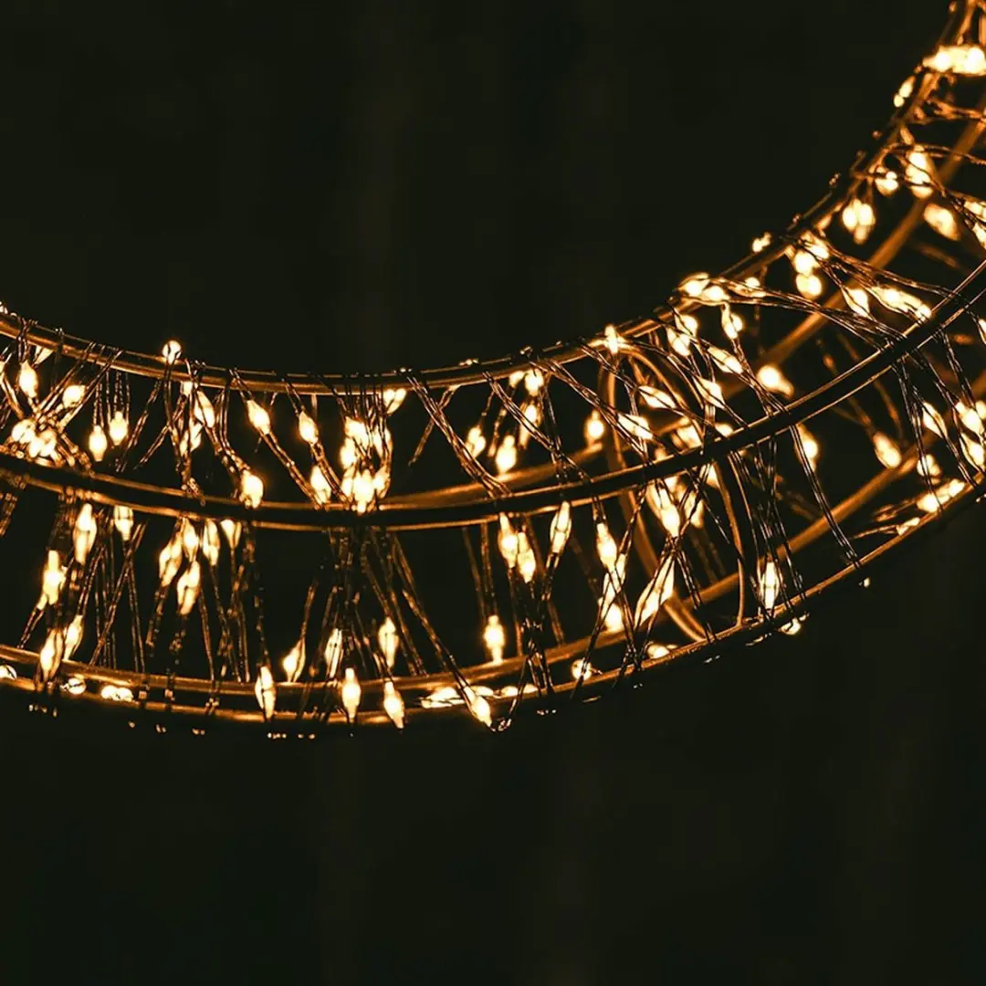 Anna's Collection Kerstkrans 1200LED Warm Wit - 56cm