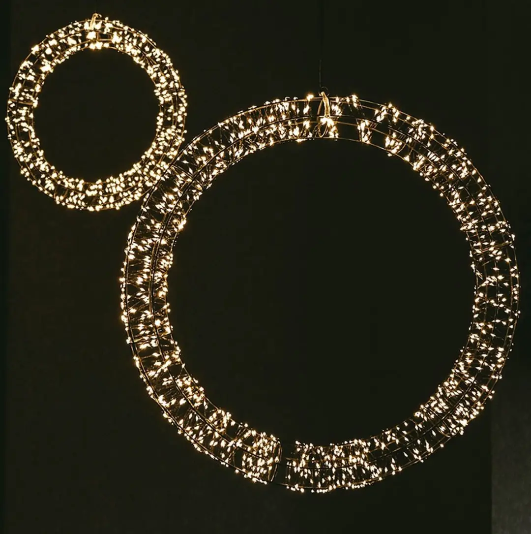 Anna's Collection Kerstkrans 1200LED Warm Wit