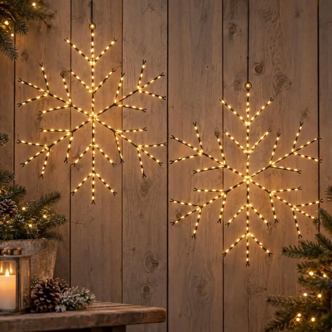 Anna's Collection Kerstverlichting figuur sneeuwvlok
