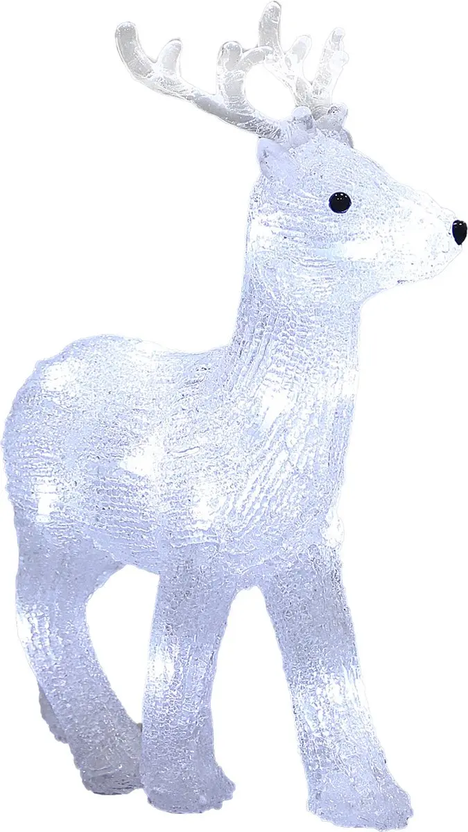 Deuba Kerstfiguur Hert LED Acryl 32cm