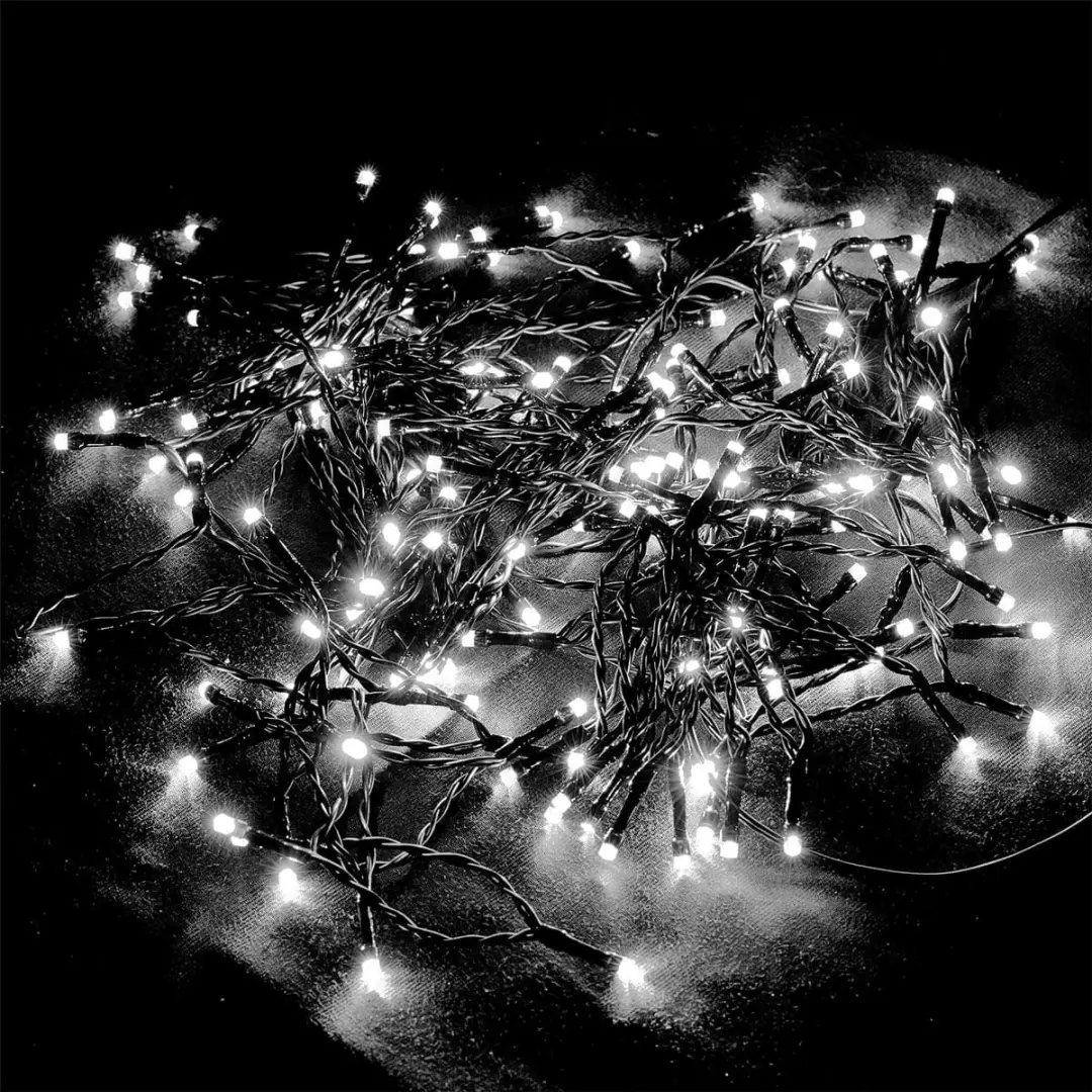 Deuba Kerstverlichting 160 LED Koel Wit 11,5m