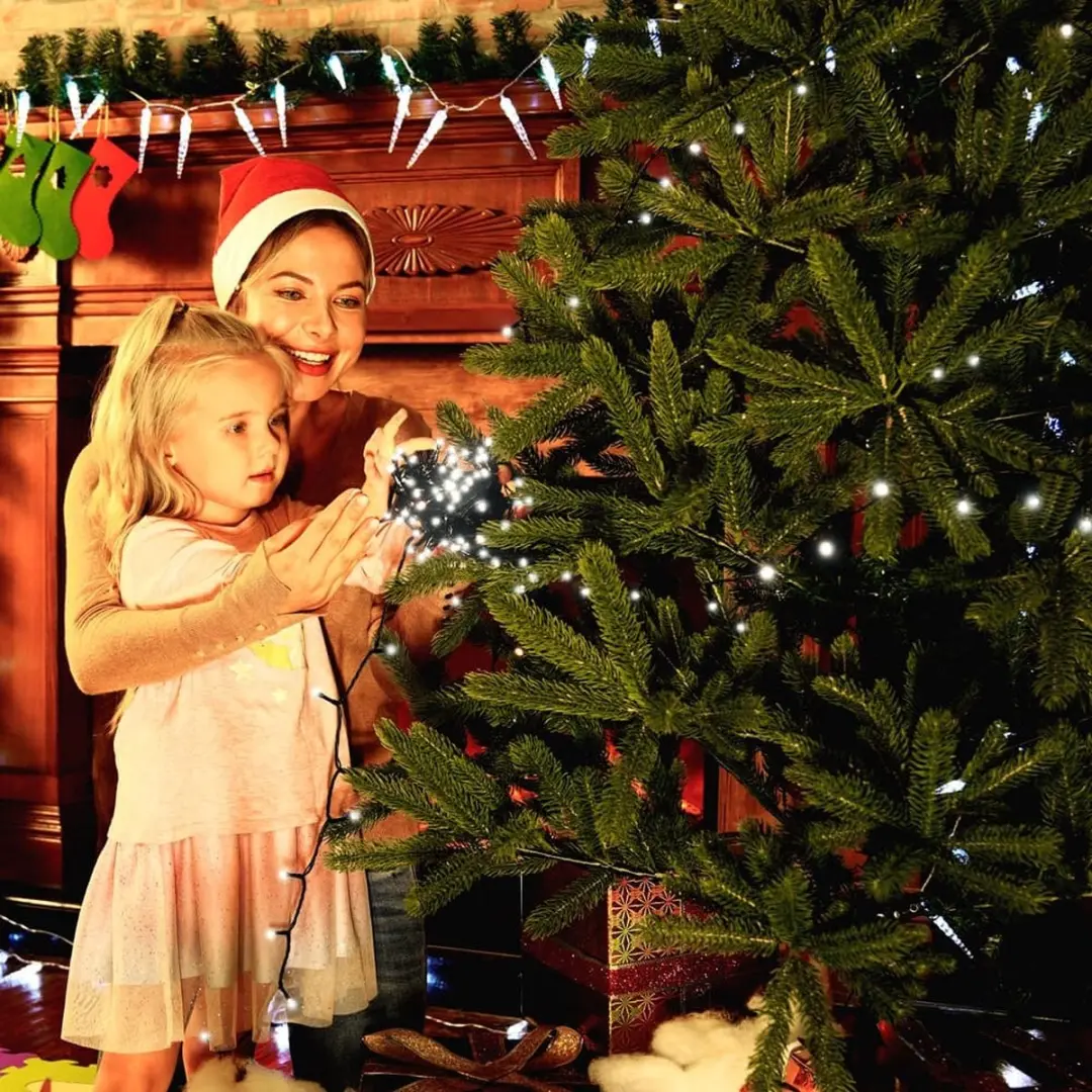 Deuba Kerstverlichting 160 LED Koel Wit 11,5m - afbeelding 6 van 6
