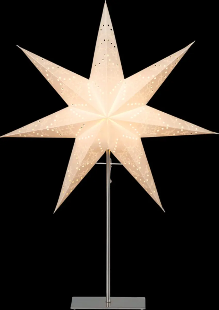 Star Trading Sensy Grote Staande Kerstster - 1 Lichtpunt Warm Wit - afbeelding 4 van 6