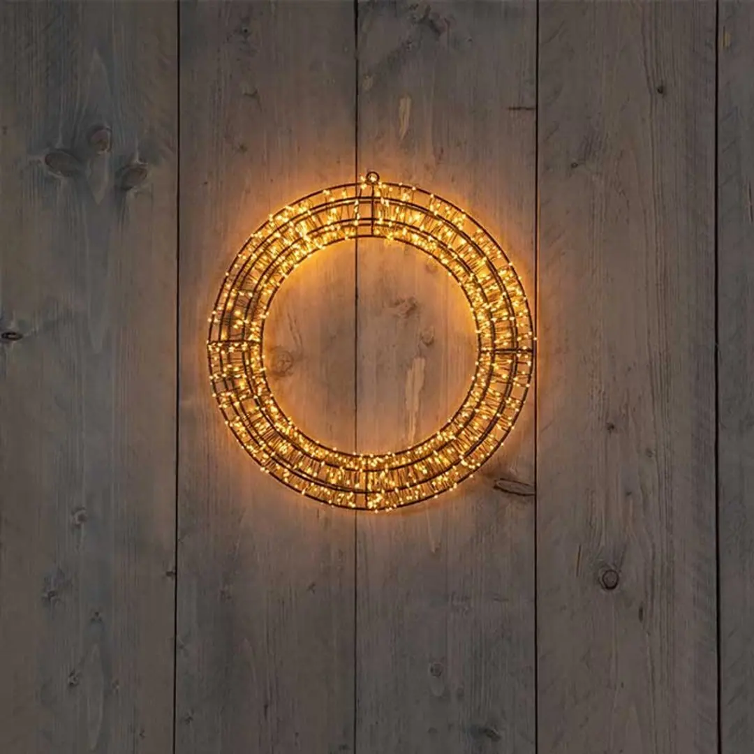 Anna's Collection Kerstverlichting Krans - 800 LED Warm Wit