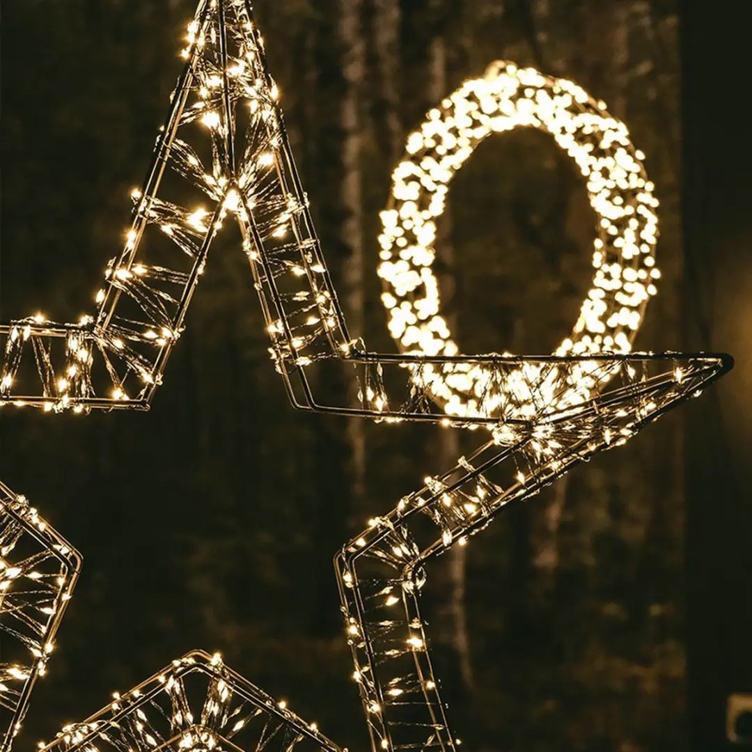 Anna's Collection Kerstverlichting Krans - 800 LED Warm Wit