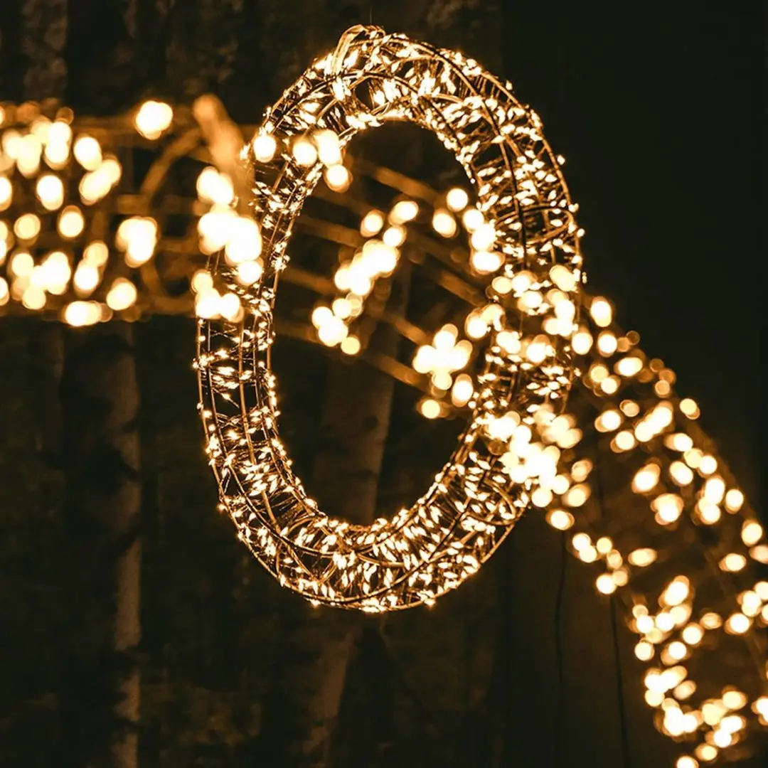 Anna's Collection Kerstverlichting Krans - 800 LED Warm Wit