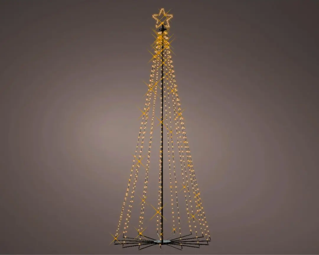Lumineo LED Kerstboom 240cm - 706 Lichtpunten - Zwart