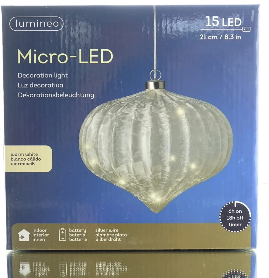 Lumineo Micro-LED Ui 15 Frost Zilver
