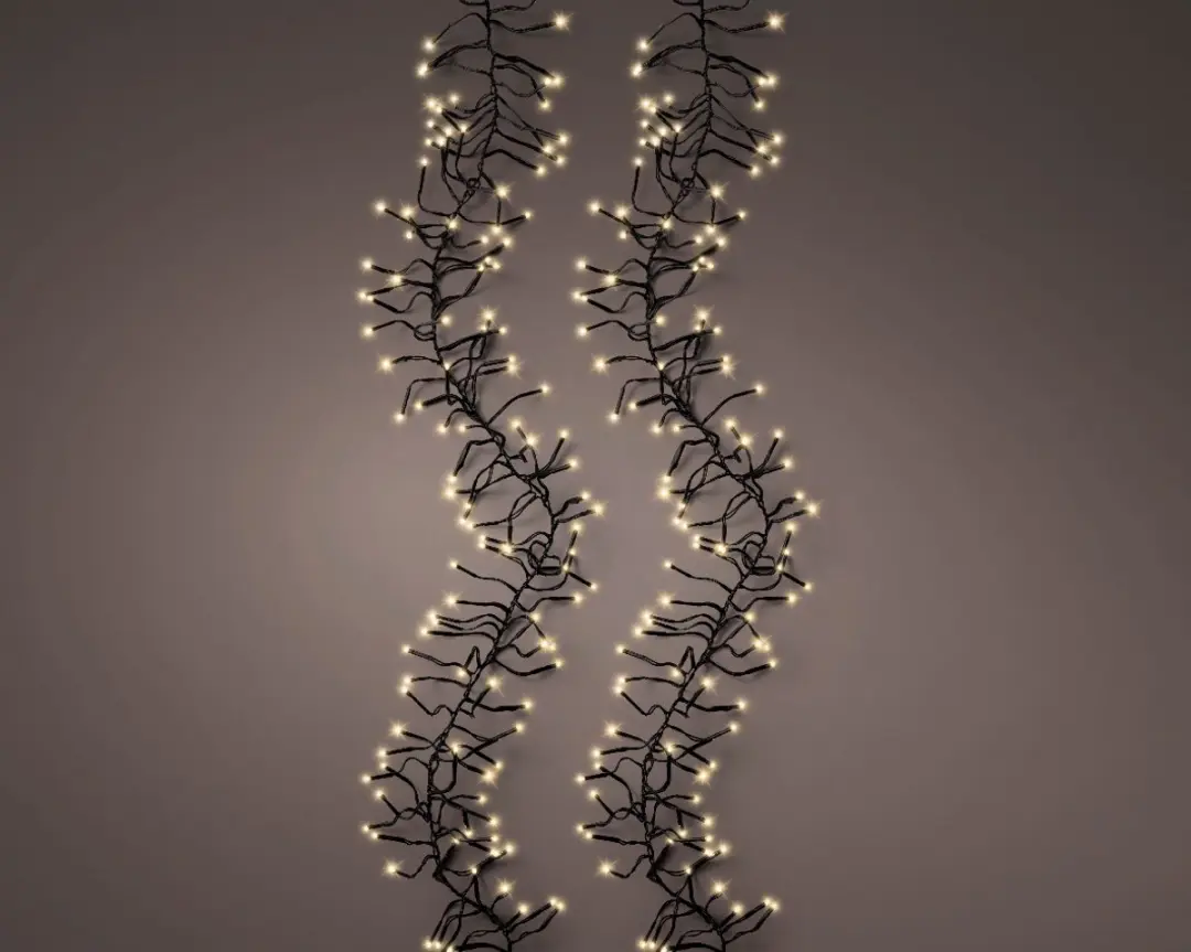 Lumineo Cluster Kerstverlichting 588 LED 5,5m Soft Gold
