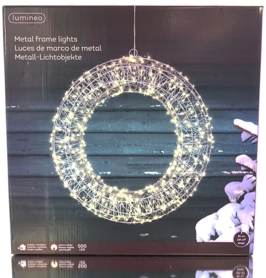 Kaemingk Lumineo Micro LED-Lichtkrans Warmwit