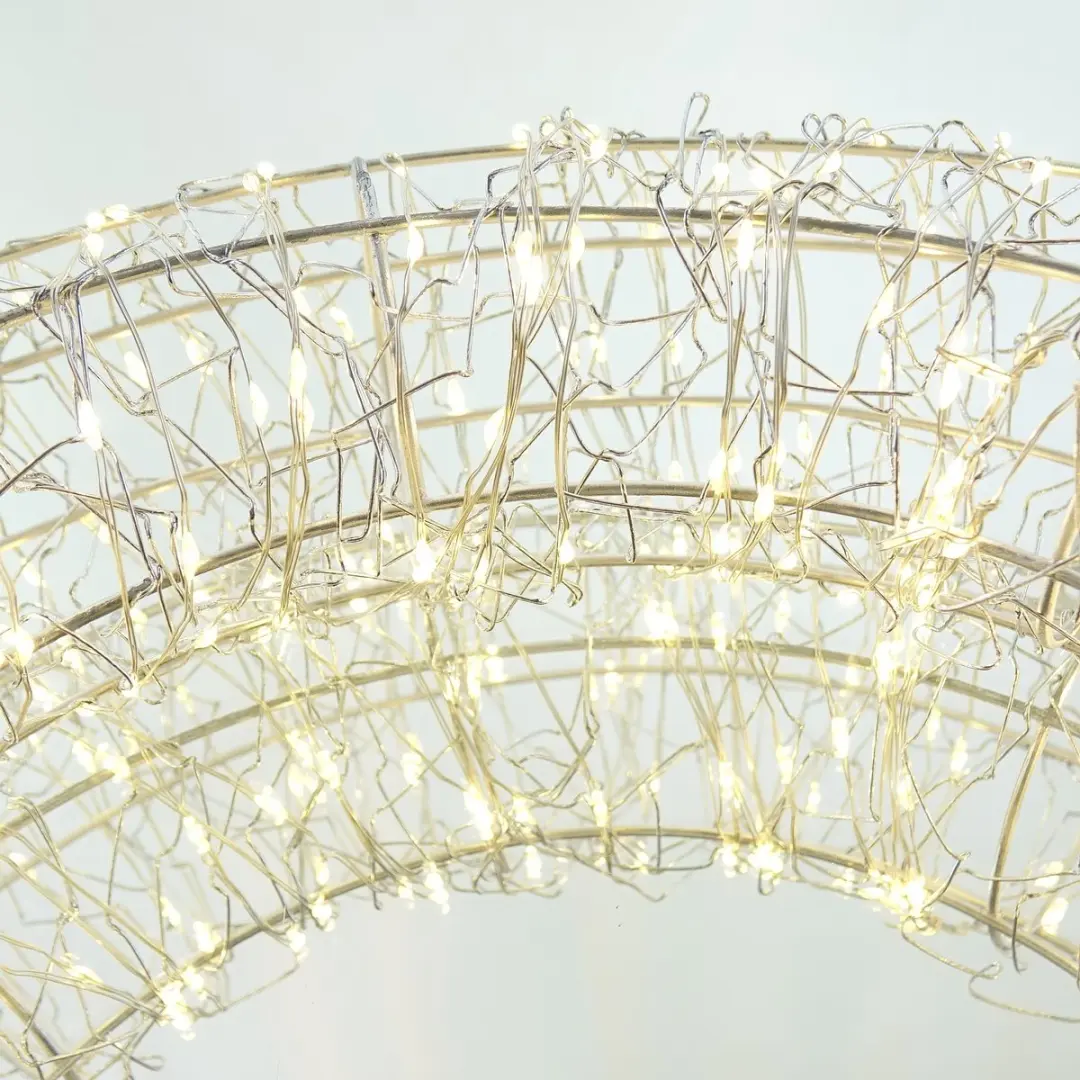 Kaemingk Lumineo Micro LED-Lichtkrans Warmwit - 28cm