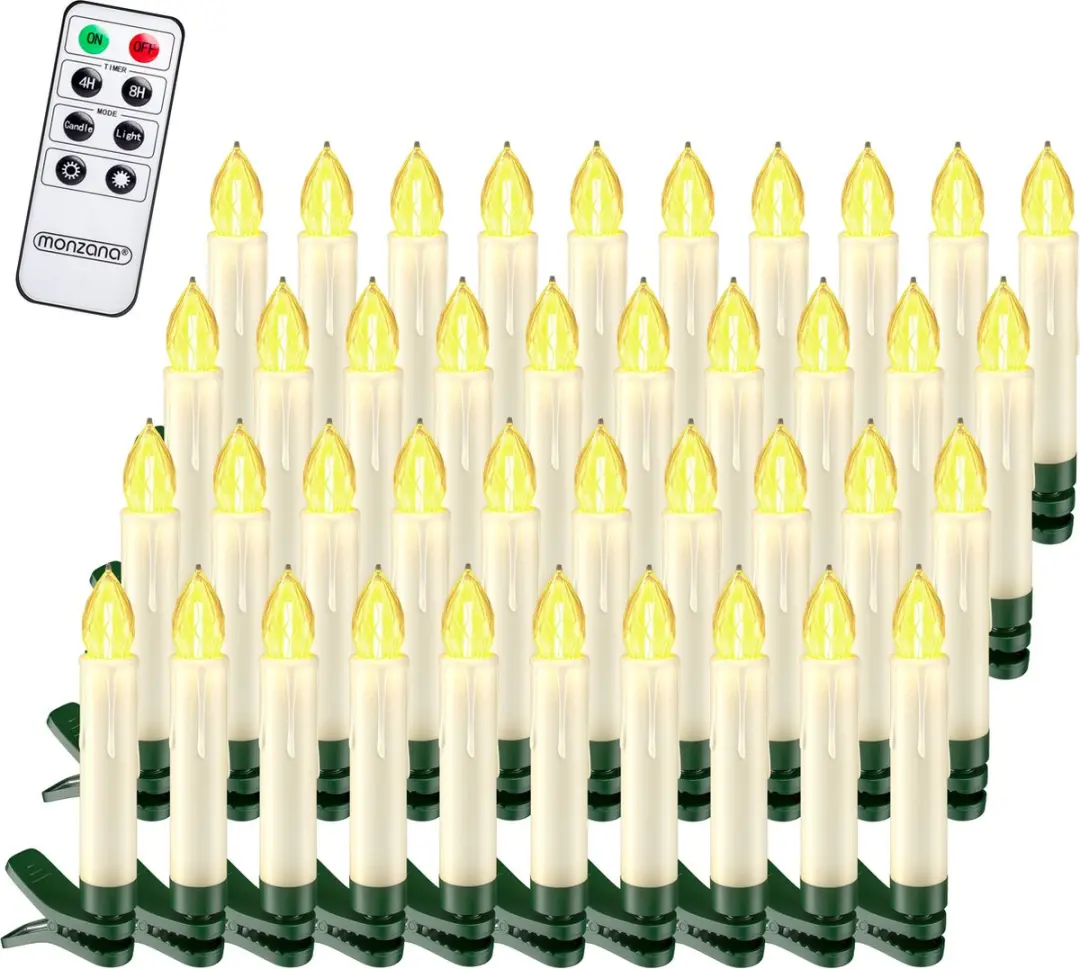 Monzana LED Kerstkaarsen 40 Stuks