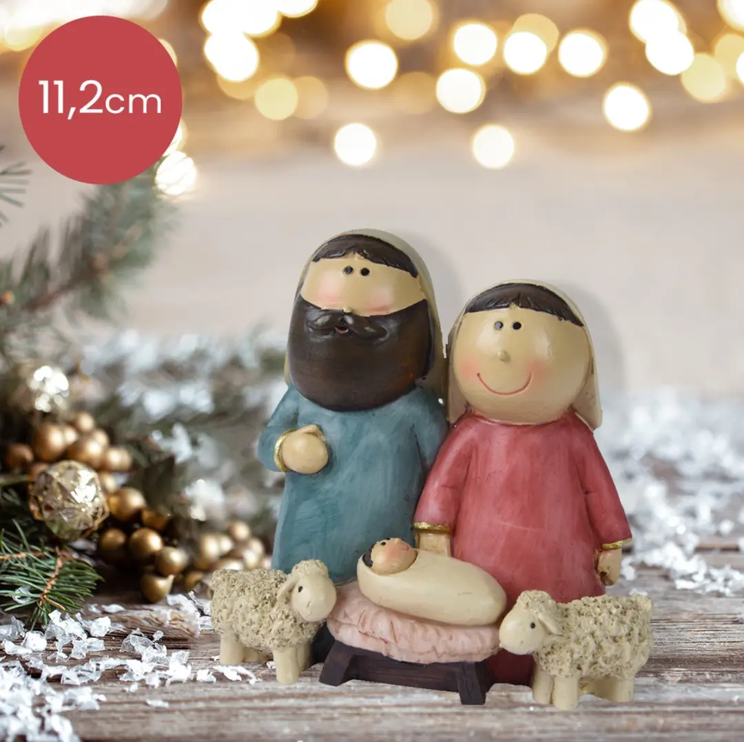 Kerststal beeld Maria, Jezus, Jozef