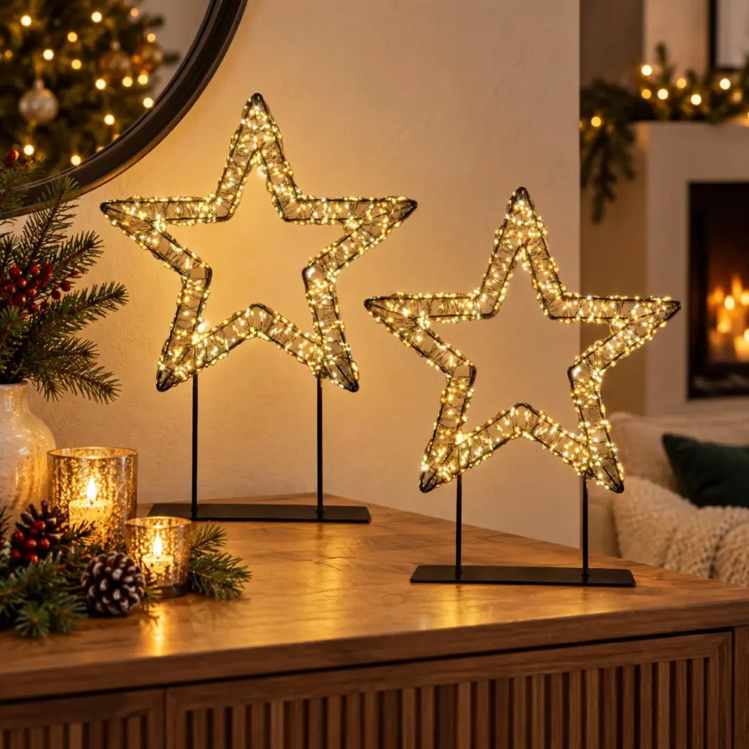 Anna's Collection Verlichte ster/decoratie ster