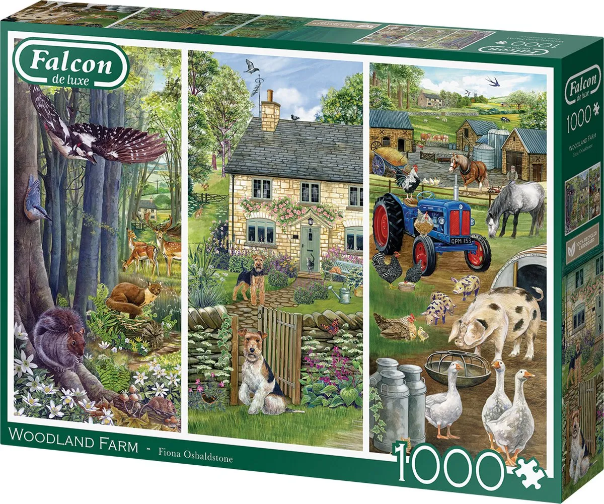 Jumbo Falcon Woodland Farm Puzzel 1000 Stuks