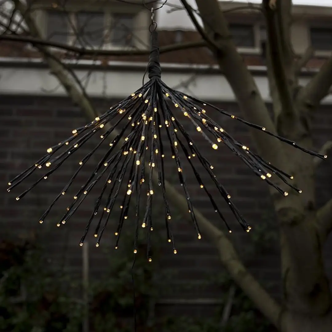 Lumineo Poolster Kerstverlichting 160 LED - Ø70cm Warm Wit - afbeelding 4 van 6