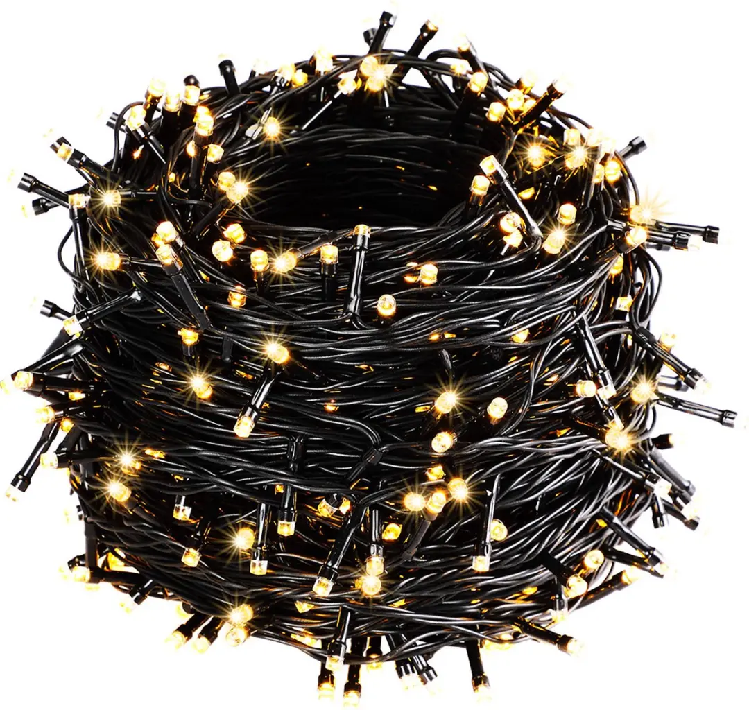 Monzana Kerstlichtsnoer 600 LED Warm Wit - 60m