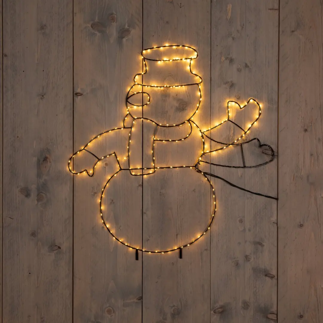 Anna's Collection Kerstverlichting figuur sneeuwpop