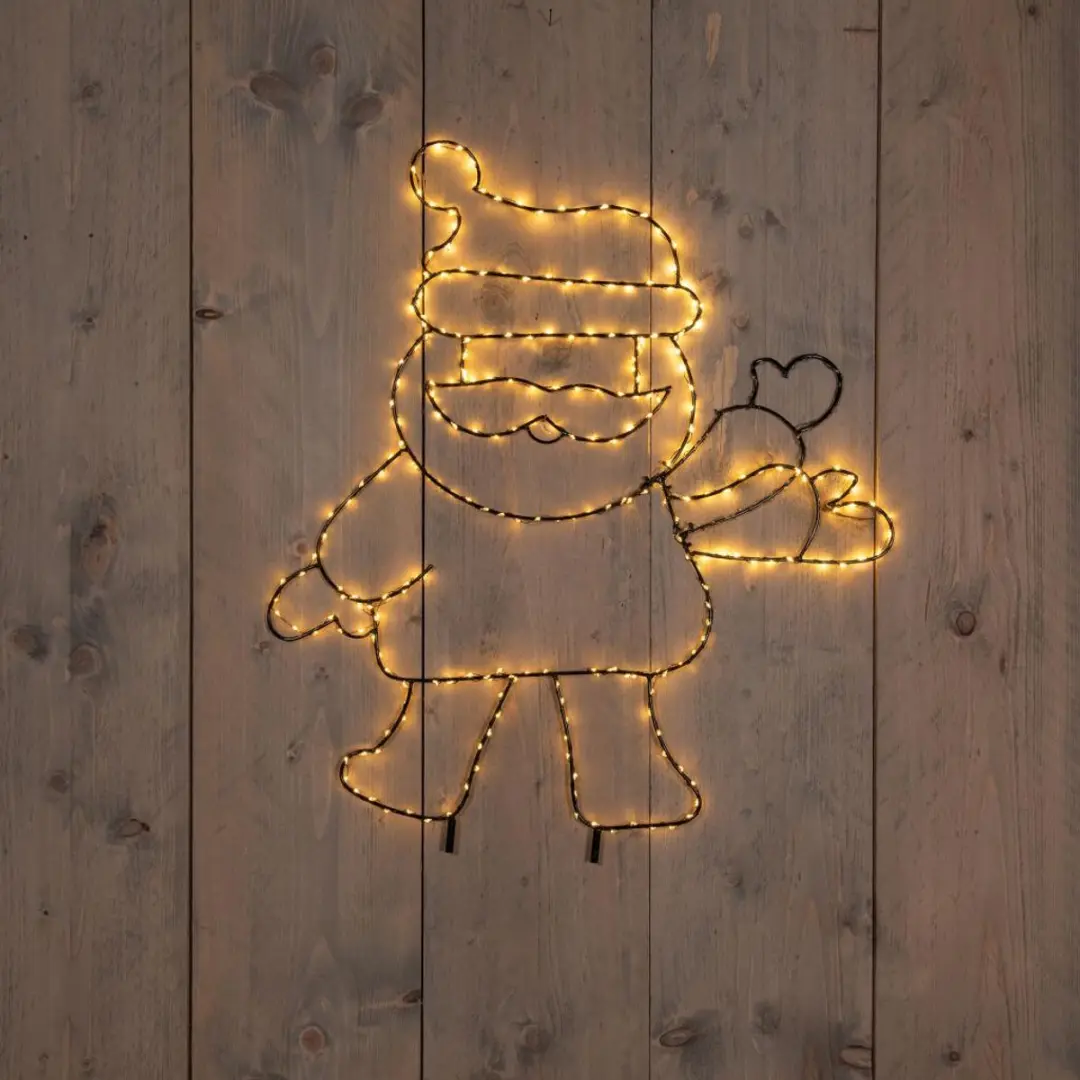 Anna's Collection Kerstman Figuur 250 LED - 60x50cm - Warm wit - afbeelding 3 van 3