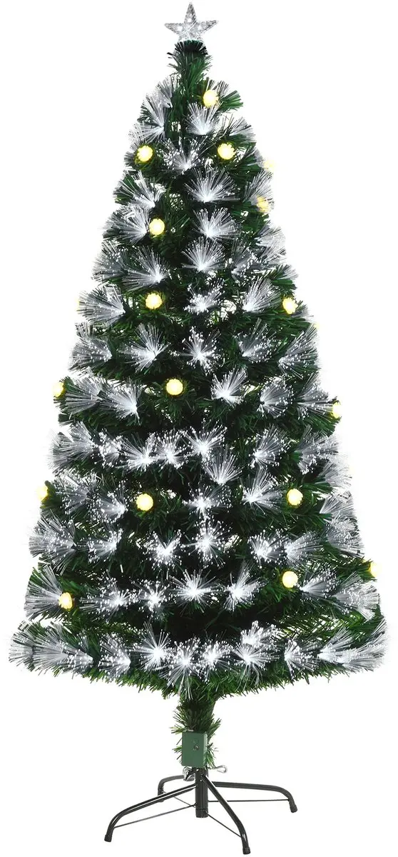 HOMCOM-Kerstboom-Plastic-63x63x120cm-Vert