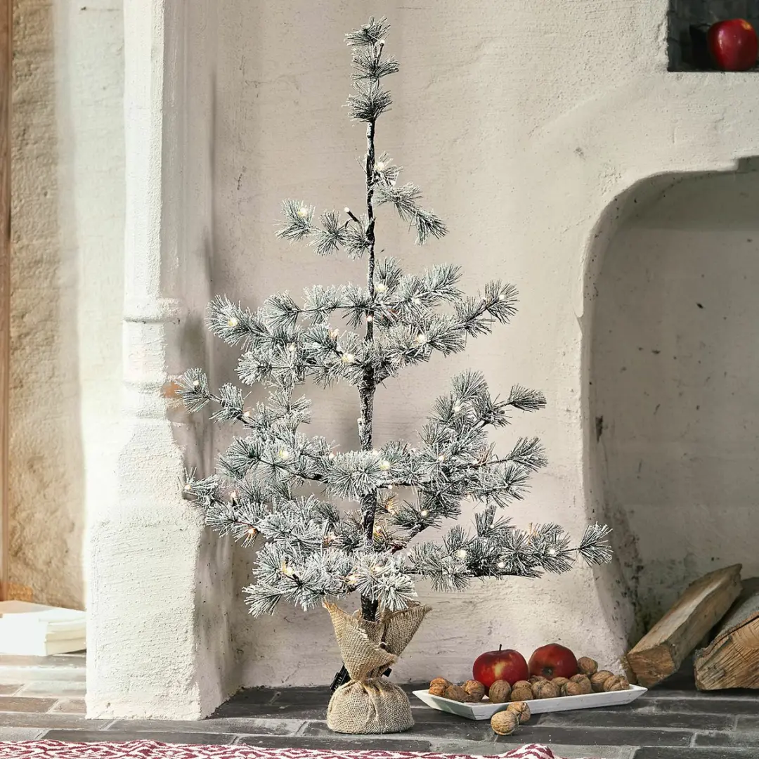 Loberon Kerstboom Falkirk 58cm - Op stam - LED-verlichting
