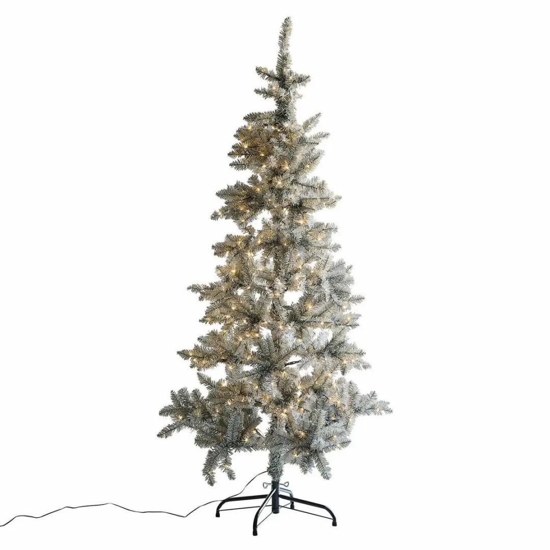 Loberon Kerstboom Sansais 78cm - Groen/Wit - 360 LED