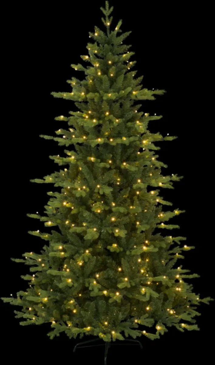 Kerstboom "larvik" -210cm -600 leds -Ook geschikt voor buiten -lichtkleur: Warm