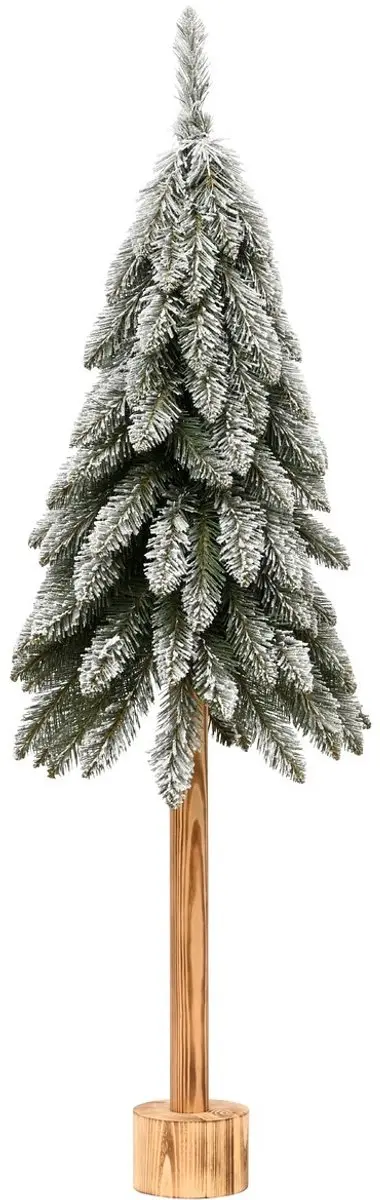 Kaemingk kunstkerstboom besneeuwd op stam 120 cm