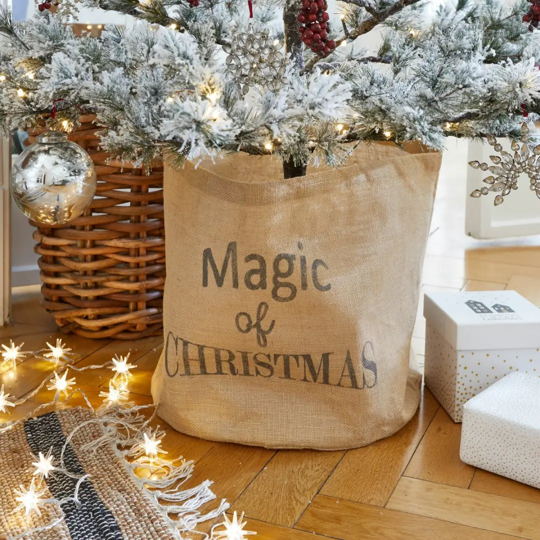 Loberon Stoffen Mand Magic Bruin - Ø40cm