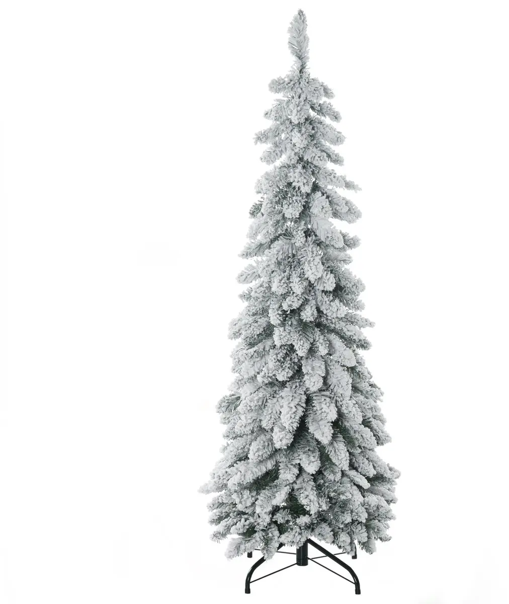 HOMCOM-Kerstboom-50x50x135cm-Kunststof-Groen