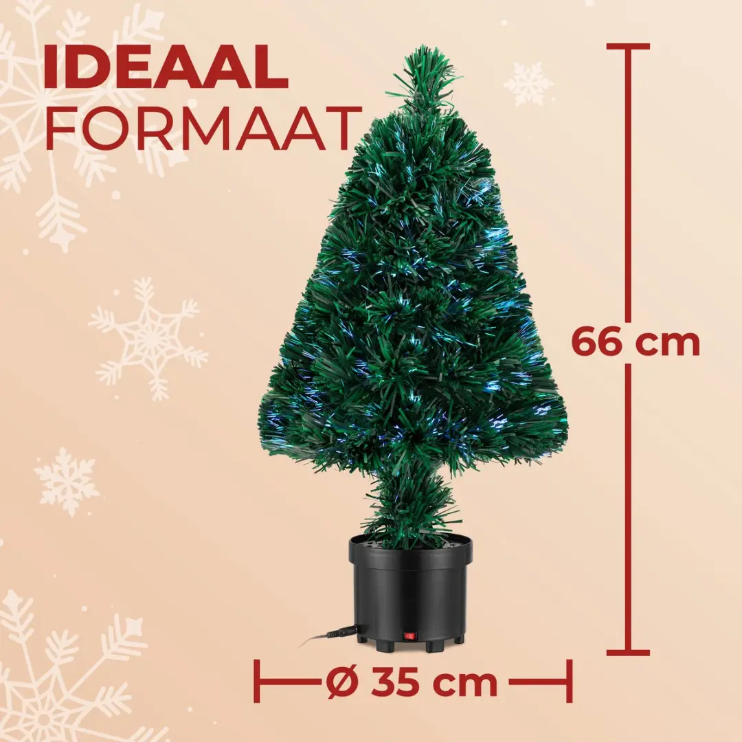 Monzana Casaria Mini Kerstboom 65x35cm - Multicolor