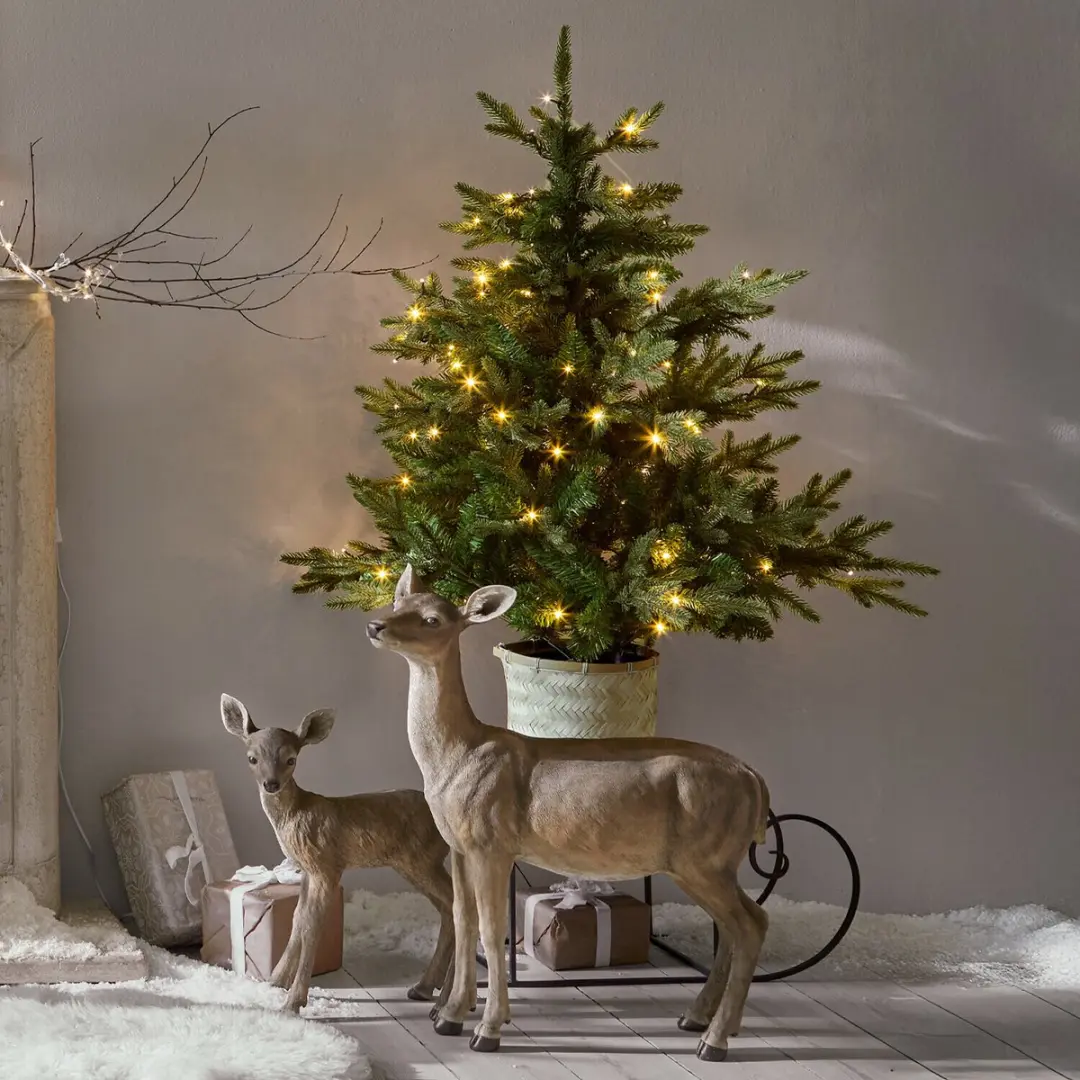 Loberon Mini Sierboom Mantilly Groen - 110 LED