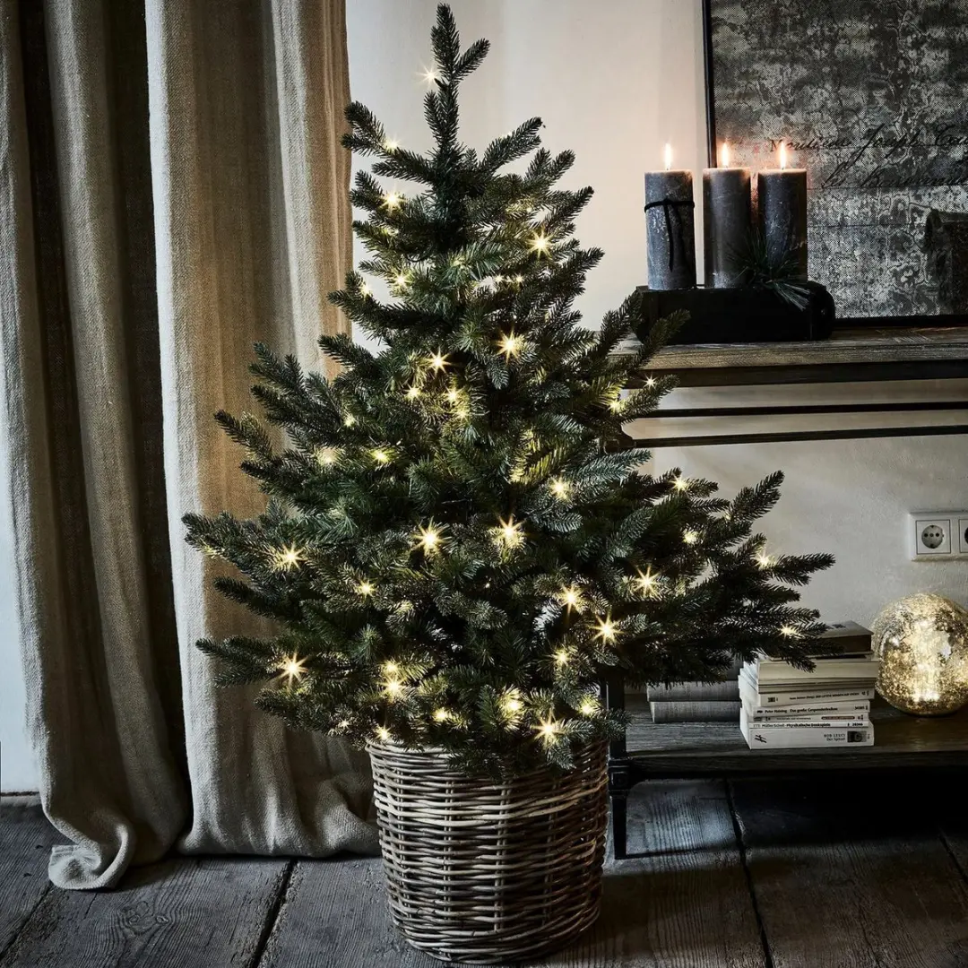 Loberon Mini Sierboom Mantilly Groen - 110 LED