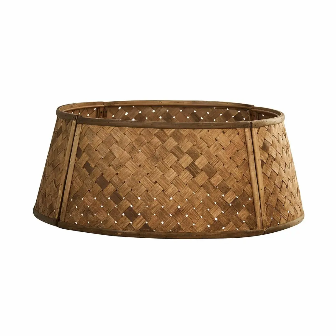 Loberon Kerstboomomranding Eden Bruin 60cm