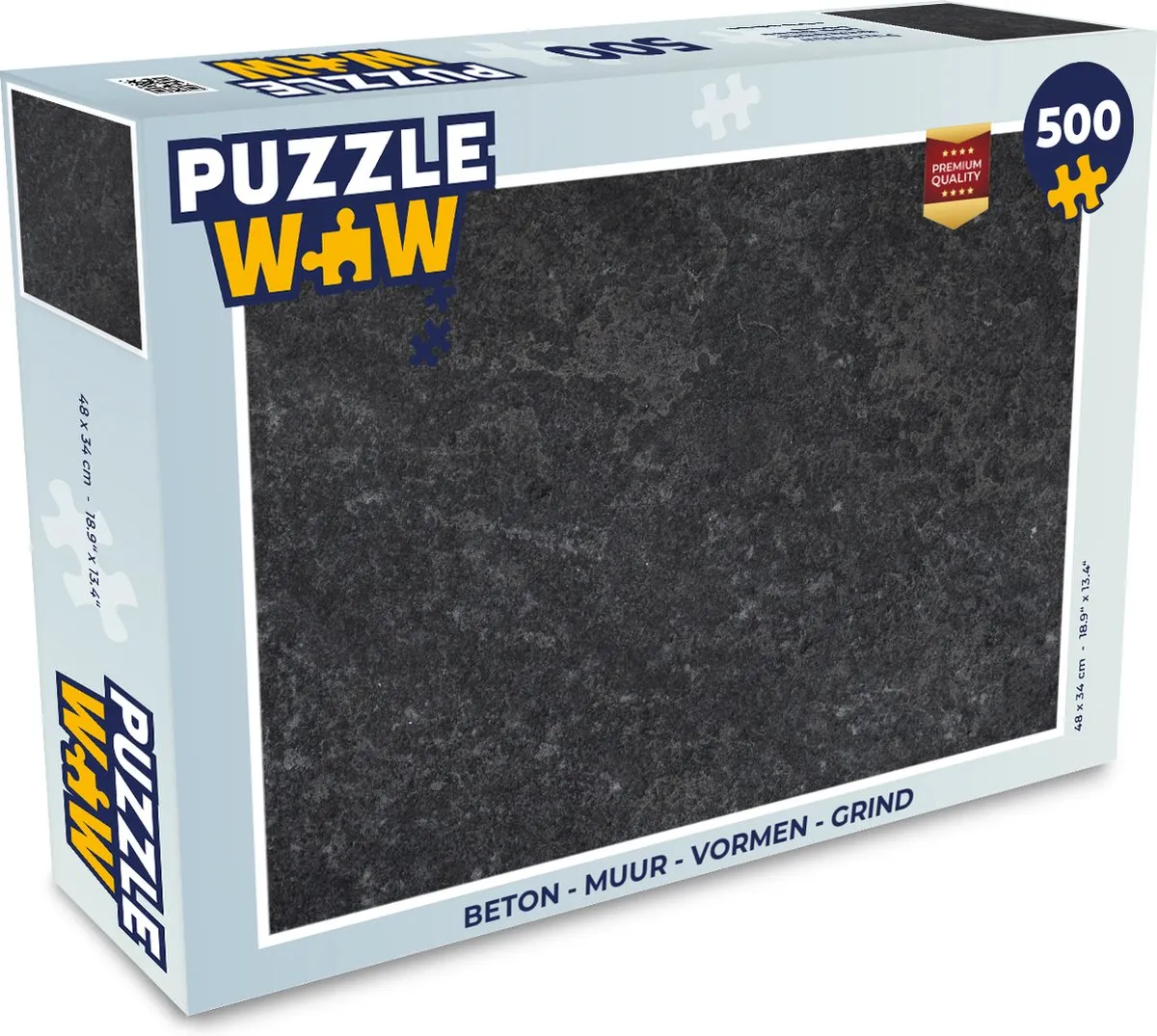 PuzzleWow Beton Puzzel 500 Stuks