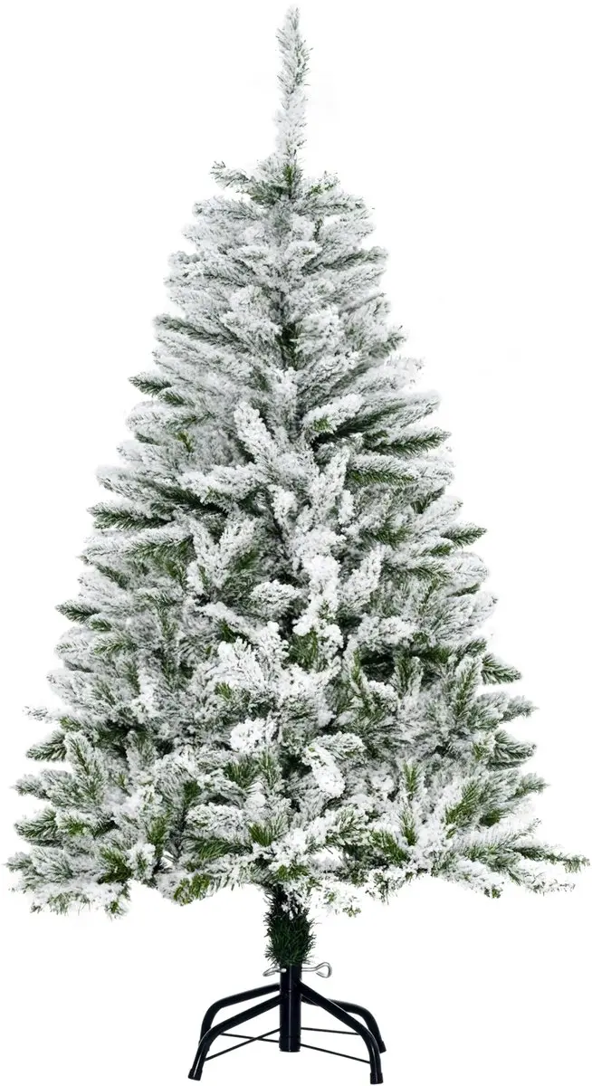 HOMCOM-Kerstboom-PVC-70x70x120cm-Groen