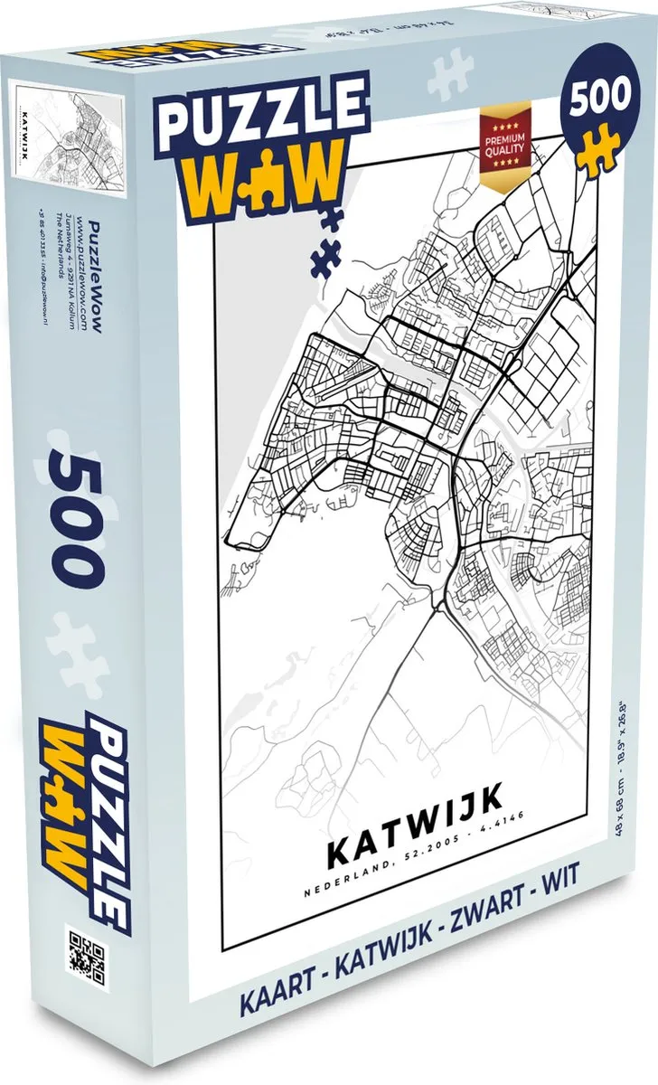 PuzzleWow Legpuzzel Katwijk 500 Stuks
