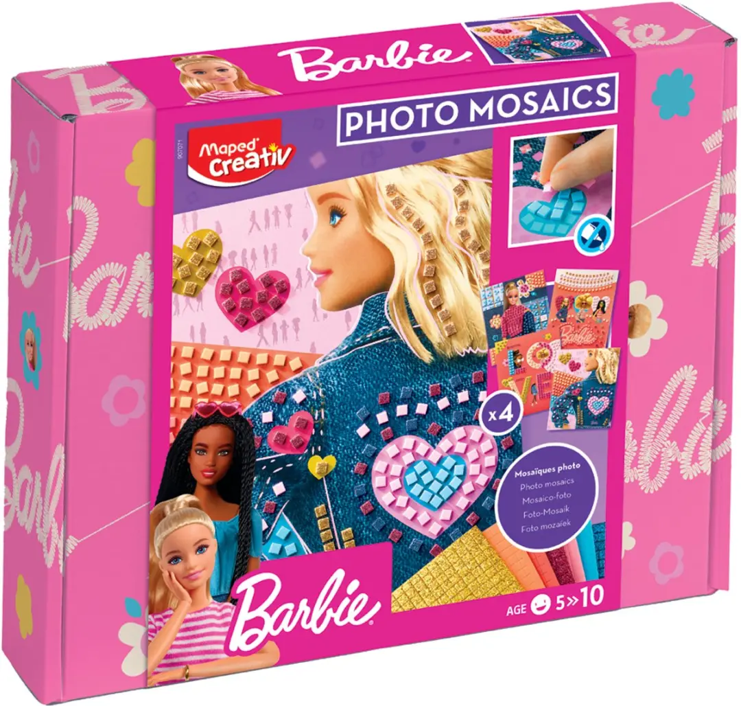 Maped Creativ Foam Mozaïek Barbie Fotomozaïek Set