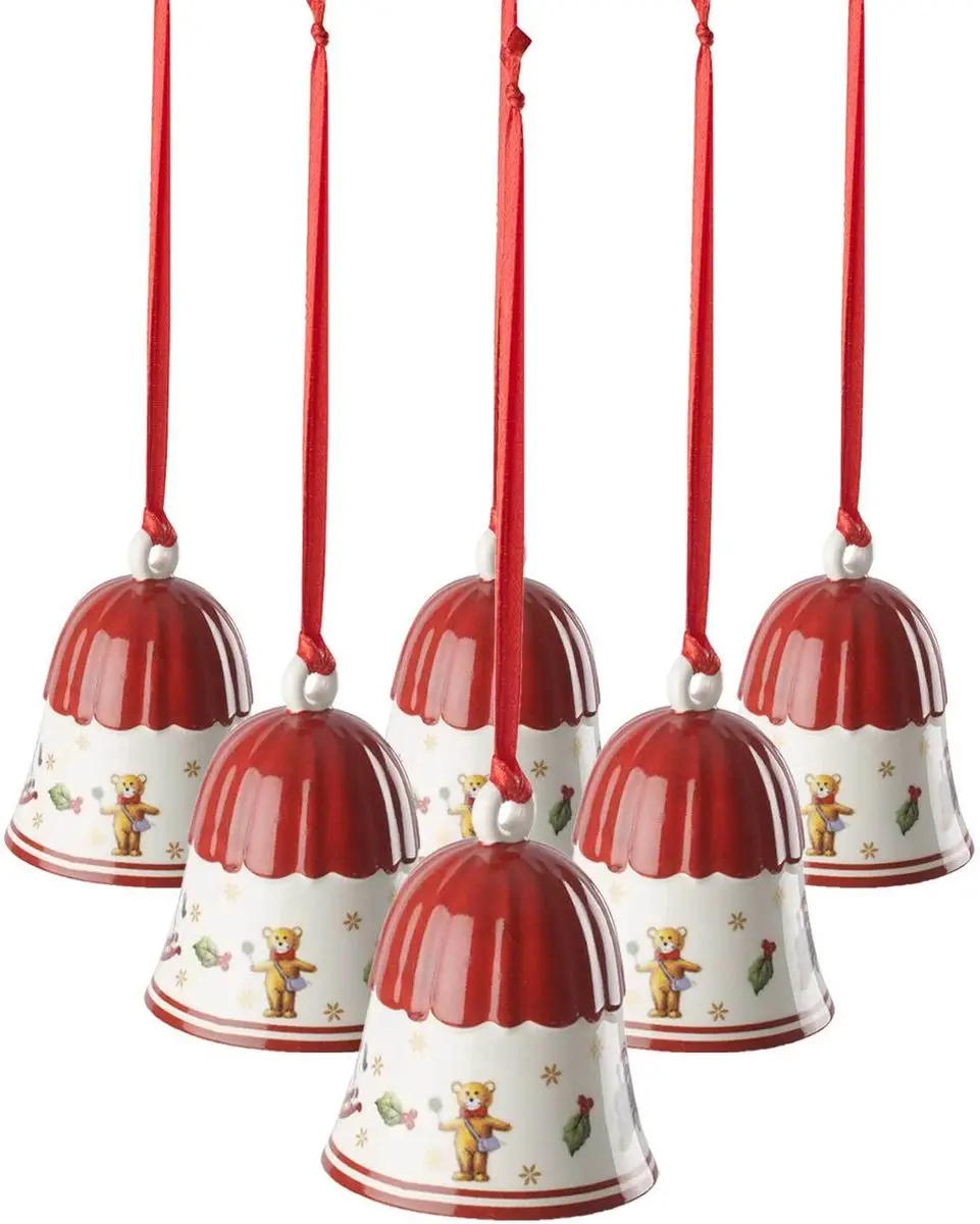 Glocke Toy's Deligth Decoration ø 5,4 cm Set van 6