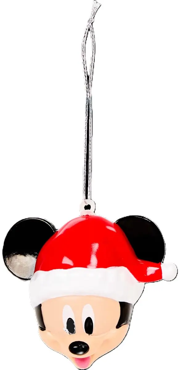 Disney Mickey ornament met kerstmuts